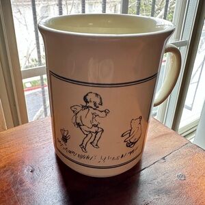 Vintage Winnie the Pooh Illustrated English Porcelain Mug